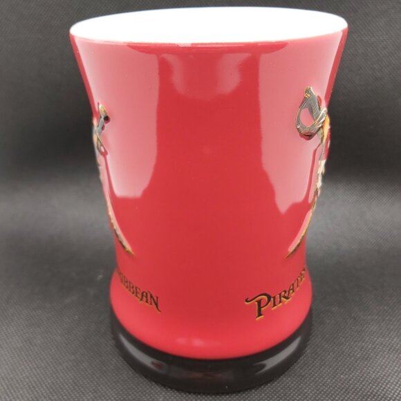 Disney Parks Pirates of the Caribbean 3D Embossed Skull Jolly Roger Mug - Picture 2 of 8